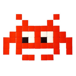 Mosaico Invaders - Rosso - Medio 50 T.
